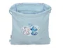 Bolsa Mochila con Cuerdas Lilo & Stitch Azul 26 x 34 x 1 cm
