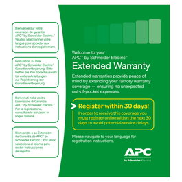 APC Service Pack 3 Year Extended Warranty WBEXTWAR3YRSP04