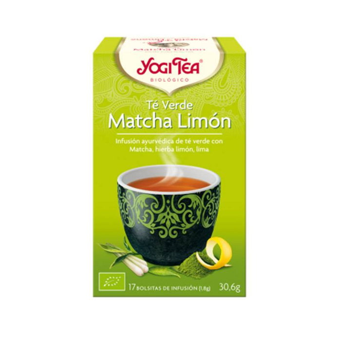 YOGI TEA Infusión de Té Verde Matcha Limón