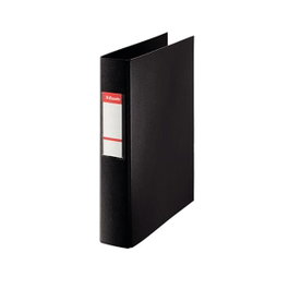 Esselte Carpeta de Anillas Folio 2 Anillas Mixtas 40mm Negro