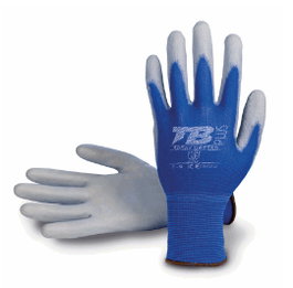 Guante Poliuretano Azul Uso Alimentario Talla 6