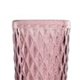 Vaso Rosa Cristal Decoración 8 X 8 X 12,50 cm (Set de 5)