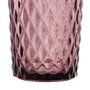 Vaso Rosa Cristal Decoración 8 X 8 X 12,50 cm (Set de 5)