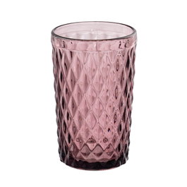 Vaso Rosa Cristal Decoración 8 X 8 X 12,50 cm (Set de 5)