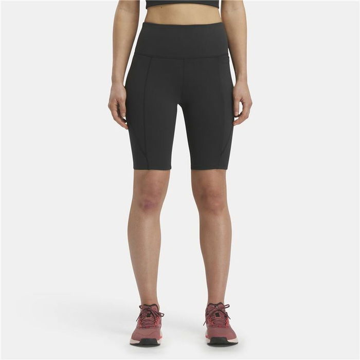 Mallas Deportivas de Mujer Reebok Identity Sl Fitted Short Negro