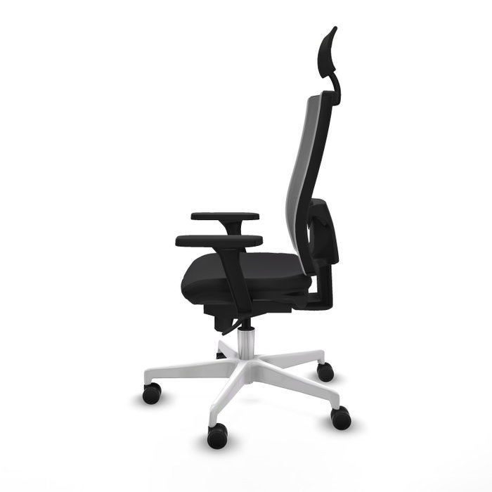 PIQUERAS Y CRESPO Silla de oficina Horna con mecanismo Sincro, Negro y Gris PIQUERAS Y CRESPO Silla de oficina Horna con mecanismo Sincro, Negro y Gris