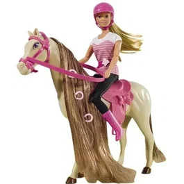 Simba Steffi Love Equitación Muñeca 29 cm para Niñas a Partir de 3 Años