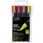 Uni-Ball Posca PC-5M Colores Fluorescentes Surtidos Estuche de 4