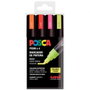 Uni-Ball Posca PC-5M Colores Fluorescentes Surtidos Estuche de 4