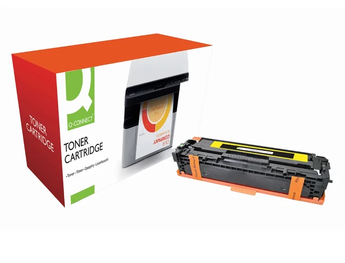 Q-connect Tóner Compatible HP CB542A Amarillo