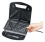 Severin SA 2968 Sandwichera con 3 Placas Intercambiables, Negro/Plata