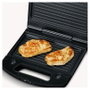 Severin SA 2968 Sandwichera con 3 Placas Intercambiables, Negro/Plata