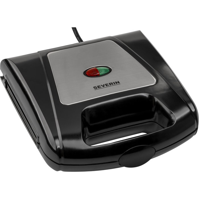 Severin SA 2968 Sandwichera con 3 Placas Intercambiables, Negro/Plata Severin SA 2968 Sandwichera con 3 Placas Intercambiables, Negro/Plata