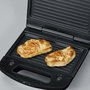 Severin SA 2968 Sandwichera con 3 Placas Intercambiables, Negro/Plata