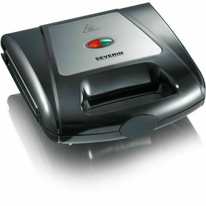 Severin SA 2968 Sandwichera con 3 Placas Intercambiables, Negro/Plata Severin SA 2968 Sandwichera con 3 Placas Intercambiables, Negro/Plata