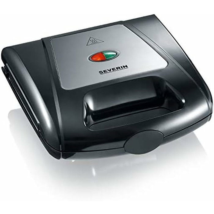 Severin SA 2968 Sandwichera con 3 Placas Intercambiables, Negro/Plata Severin SA 2968 Sandwichera con 3 Placas Intercambiables, Negro/Plata