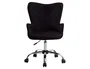 Q-connect Silla de Escritorio Mes Sina con Base Metálica, Altura Máx 960mm, Ancho 570mm, Prof. 620mm, Ruedas Premium, Color Negro