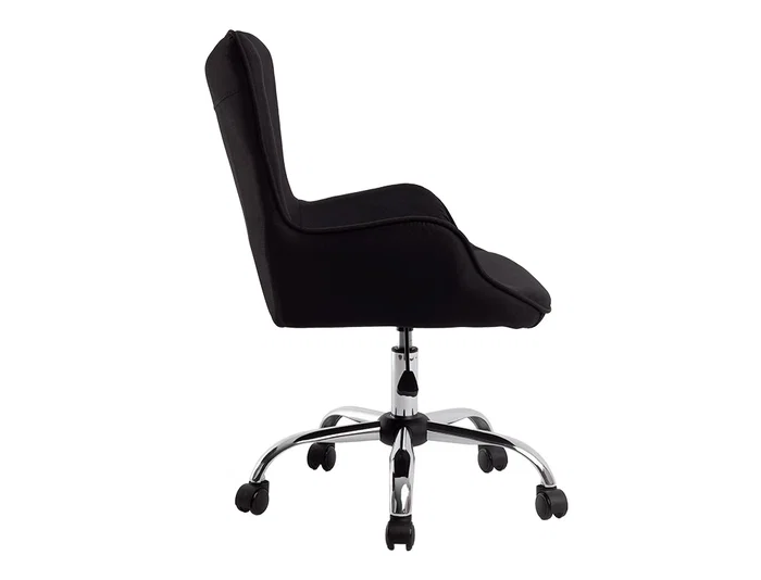 Q-connect Silla de Escritorio Mes Sina con Base Metálica, Altura Máx 960mm, Ancho 570mm, Prof. 620mm, Ruedas Premium, Color Negro Q-connect Silla de Escritorio Mes Sina con Base Metálica, Altura Máx 960mm, Ancho 570mm, Prof. 620mm, Ruedas Premium, Color Negro