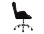 Q-connect Silla de Escritorio Mes Sina con Base Metálica, Altura Máx 960mm, Ancho 570mm, Prof. 620mm, Ruedas Premium, Color Negro