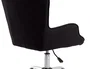 Q-connect Silla de Escritorio Mes Sina con Base Metálica, Altura Máx 960mm, Ancho 570mm, Prof. 620mm, Ruedas Premium, Color Negro