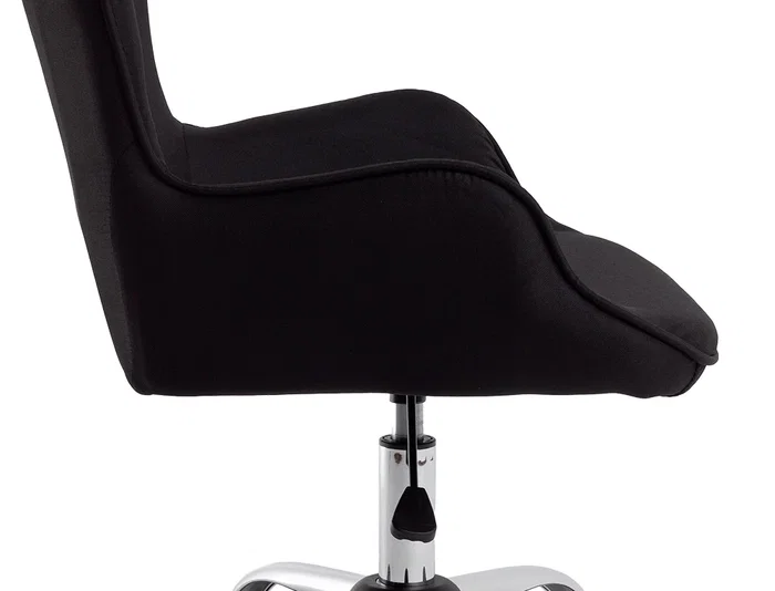 Q-connect Silla de Escritorio Mes Sina con Base Metálica, Altura Máx 960mm, Ancho 570mm, Prof. 620mm, Ruedas Premium, Color Negro Q-connect Silla de Escritorio Mes Sina con Base Metálica, Altura Máx 960mm, Ancho 570mm, Prof. 620mm, Ruedas Premium, Color Negro