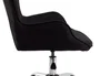 Q-connect Silla de Escritorio Mes Sina con Base Metálica, Altura Máx 960mm, Ancho 570mm, Prof. 620mm, Ruedas Premium, Color Negro