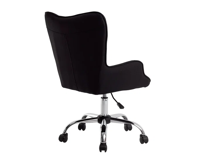 Q-connect Silla de Escritorio Mes Sina con Base Metálica, Altura Máx 960mm, Ancho 570mm, Prof. 620mm, Ruedas Premium, Color Negro Q-connect Silla de Escritorio Mes Sina con Base Metálica, Altura Máx 960mm, Ancho 570mm, Prof. 620mm, Ruedas Premium, Color Negro