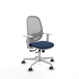PIQUERAS Y CRESPO Silla de oficina Cilanco Azul marino y Gris