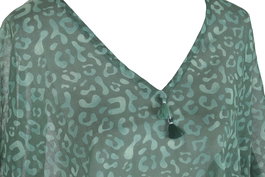 DKD Home Decor Kaftan Mediterraneo Marron Rosa 90 x 105 cm (3 Unidades)