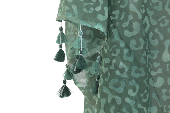 DKD Home Decor Kaftan Mediterraneo Marron Rosa 90 x 105 cm (3 Unidades)