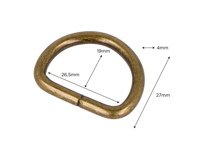 Innspiro Anilla D Hierro Oro Viejo 26,5 mm