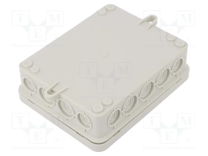 OBO Bettermann OBO A 18 Caja de derivación 125x100x38 PE gris claro RAL7035 2000410 OBO Bettermann OBO A 18 Caja de derivación 125x100x38 PE gris claro RAL7035 2000410