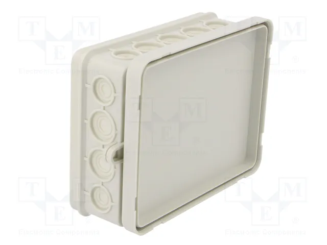 OBO Bettermann OBO A 18 Caja de derivación 125x100x38 PE gris claro RAL7035 2000410 OBO Bettermann OBO A 18 Caja de derivación 125x100x38 PE gris claro RAL7035 2000410