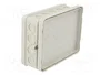 OBO Bettermann OBO A 18 Caja de derivación 125x100x38 PE gris claro RAL7035 2000410