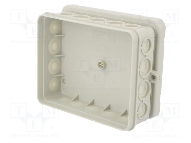 OBO Bettermann OBO A 18 Caja de derivación 125x100x38 PE gris claro RAL7035 2000410 OBO Bettermann OBO A 18 Caja de derivación 125x100x38 PE gris claro RAL7035 2000410