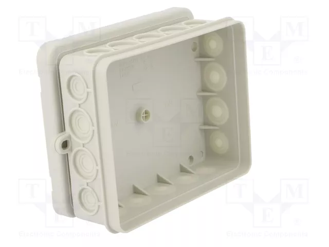 OBO Bettermann OBO A 18 Caja de derivación 125x100x38 PE gris claro RAL7035 2000410 OBO Bettermann OBO A 18 Caja de derivación 125x100x38 PE gris claro RAL7035 2000410