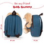 PERLETTI Mochila + peluche Conejo Bob 26cm