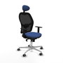 PIQUERAS Y CRESPO Silla de oficina Jorquera Azul Marino y Negro