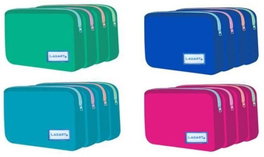 POESSA Paquete de 12 Portatodo Cuádruple Colores Surtidos