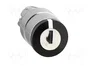 SCHNEIDER ELECTRIC Interruptor rotativo con llave Harmony XB4 22mm negro
