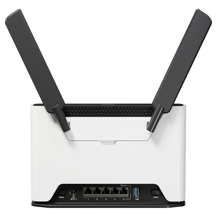 MikroTik Chateau PRO AX H53UiG-5HaxQ2HaxQ Router Inalámbrico 4x4 2.4/5 GHz 5x Gigabit 1x PoE-out USB