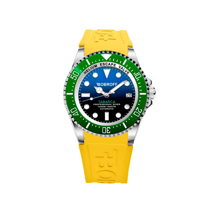 Bobroff BF0003bv-BFSTA Reloj Automático con Correa Amarilla Bobroff BF0003bv-BFSTA Reloj Automático con Correa Amarilla