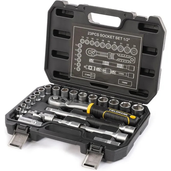 Fieldmann Juego de llaves de tubo FDG 5022-23R Fieldmann Juego de llaves de tubo FDG 5022-23R