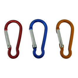 Edm Mosquetón MSQ04 de Aluminio Colores Surtidos 8 x 80 mm