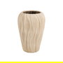 Jarrón Beige Cerámica Decoración 27 X 27 X 40 cm