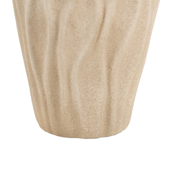 Jarrón Beige Cerámica Decoración 27 X 27 X 40 cm