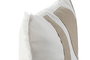 DKD Home Decor Cojines de Poliéster 45x45x8 cm, Pack de 2, Blanco y Beige