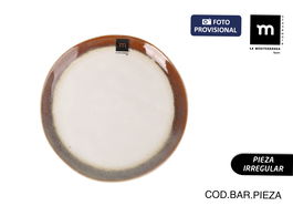 La Mediterranea Plato "Fustam" Md 20.5 cm x 2 cm (24 Unidades)