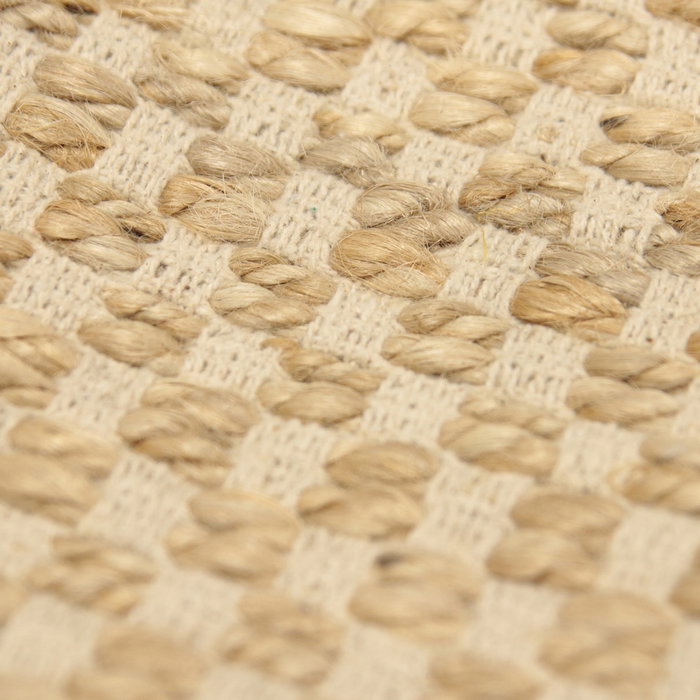 Home Deco Factory Alfombra de Yute Natural, 120x170 cm, para Salón o Dormitorio
