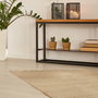 Home Deco Factory Alfombra de Yute Natural, 120x170 cm, para Salón o Dormitorio